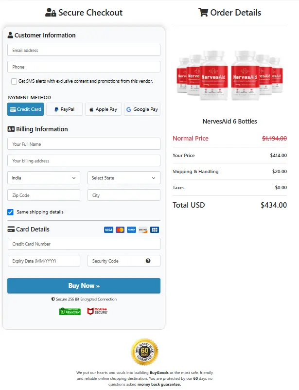 NervesAid- Secure Page
